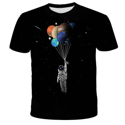 Digital Print Astronaut T-Shirt