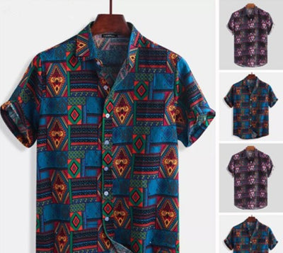 Beach shirt printed shirt men