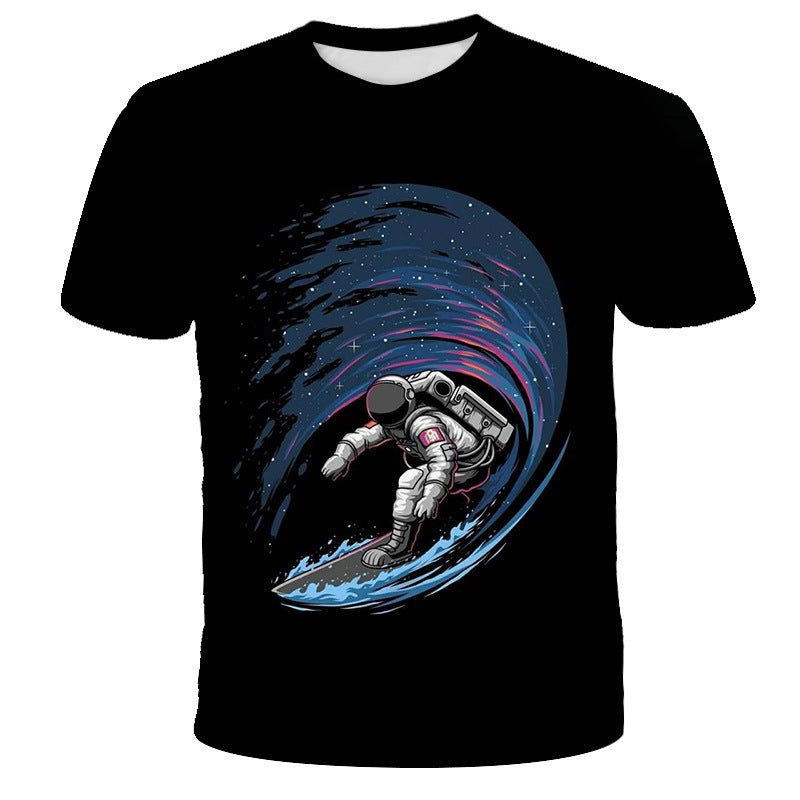 Digital Print Astronaut T-Shirt