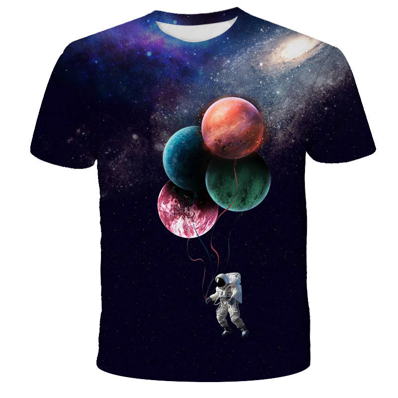 Digital Print Astronaut T-Shirt